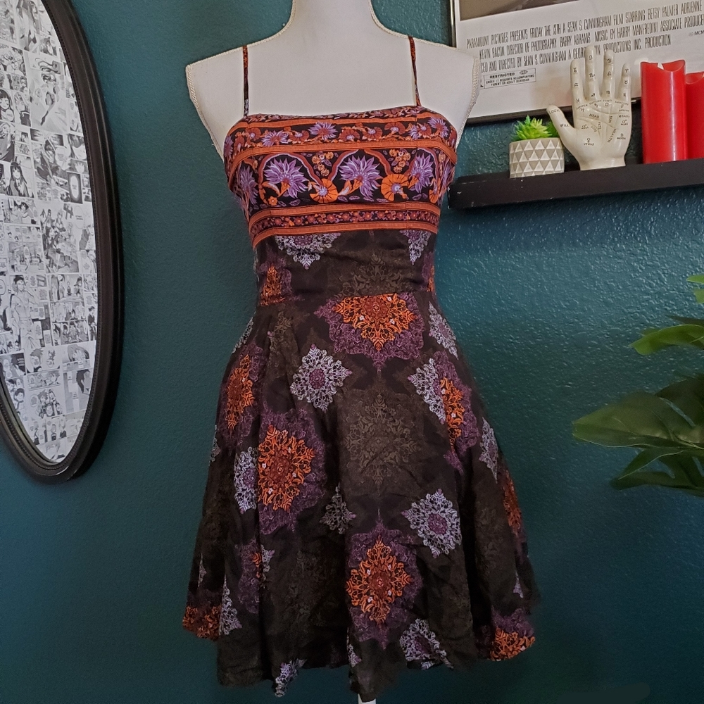 Forever 21 Boho Open Back Dress